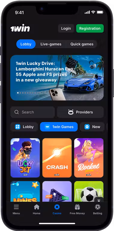 1Win App Mobile no Celular